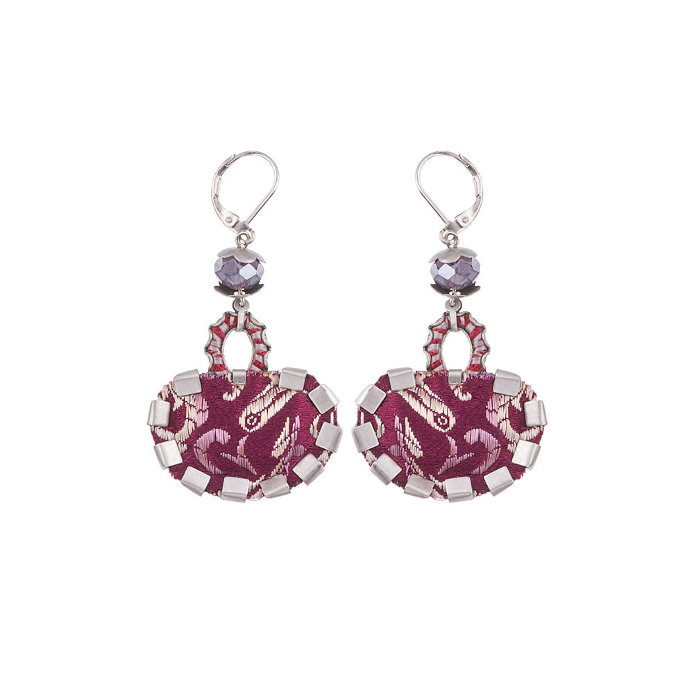 Deep Purple, Gabriella Earrings-0