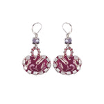 Deep Purple, Gabriella Earrings-0