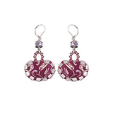 Deep Purple, Gabriella Earrings-0