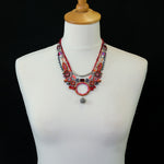 Crimson Voyage, Glacier Necklace-3009