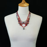 Crimson Voyage, Glacier Necklace-3009