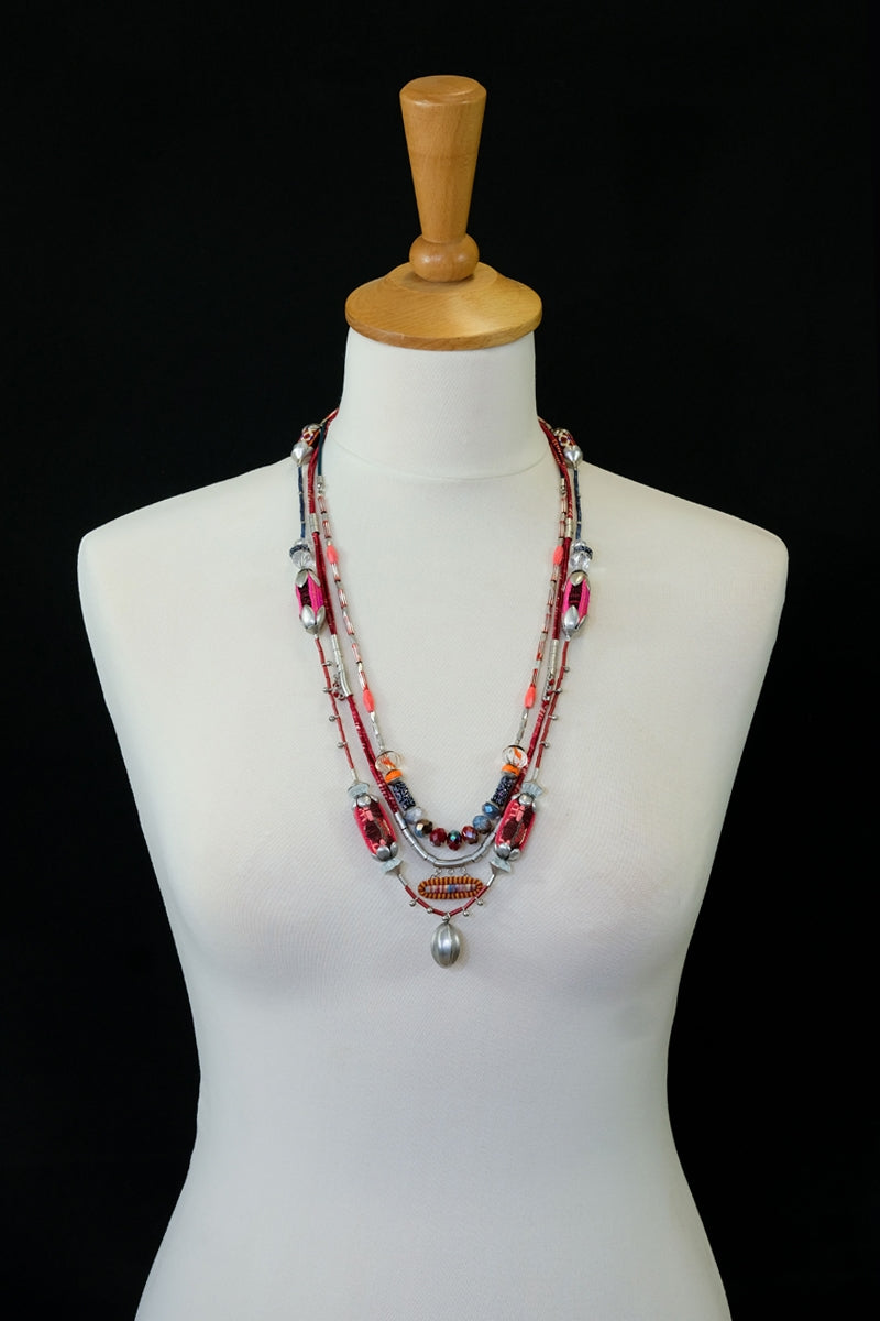 Crimson Voyage, Majave Necklace-3011