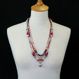 Crimson Voyage, Majave Necklace-3011