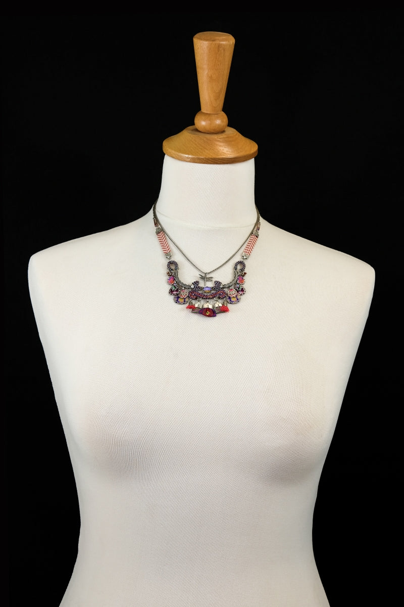 Ruby Tuesday, Topestry Necklace-4055