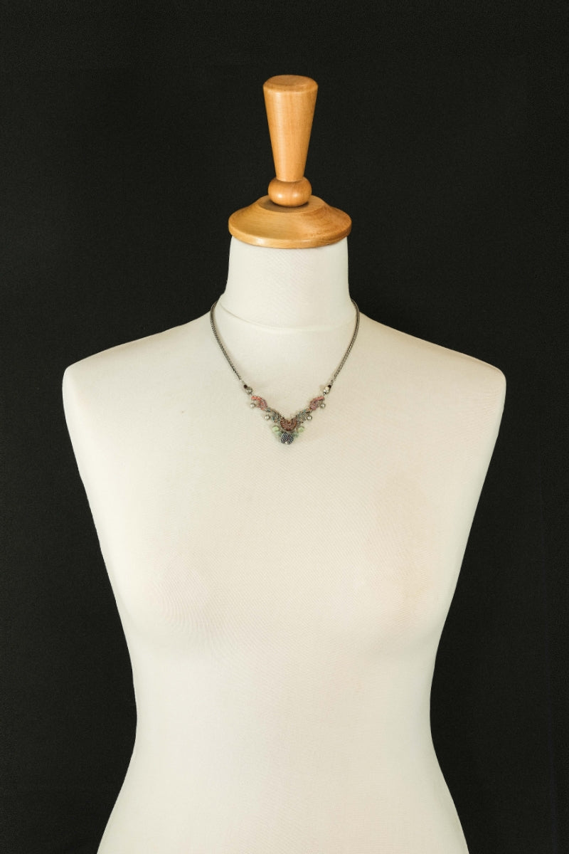 Coral Cave, Regina Necklace -4935