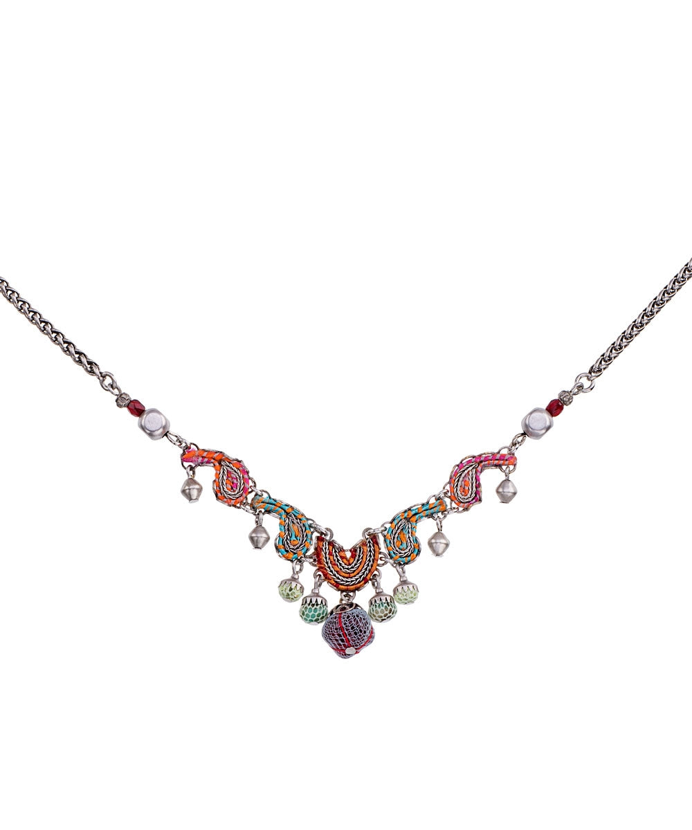 Coral Cave, Regina Necklace -0