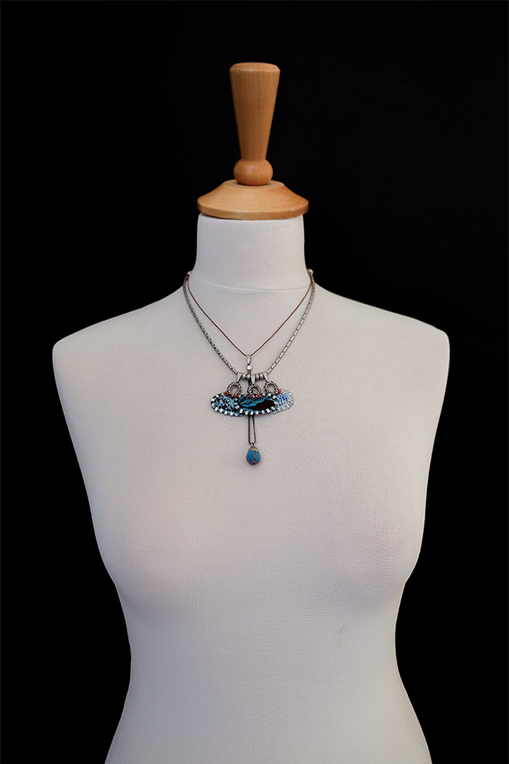 Blue Space, Naomi Necklace-5225