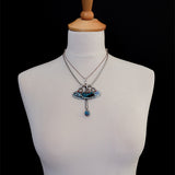 Blue Space, Naomi Necklace-5225