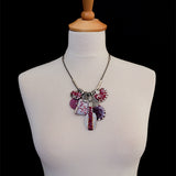 Deep Purple, Madelyn Necklace-5227