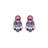 Enchanted Garden, Geranium Earrings-0