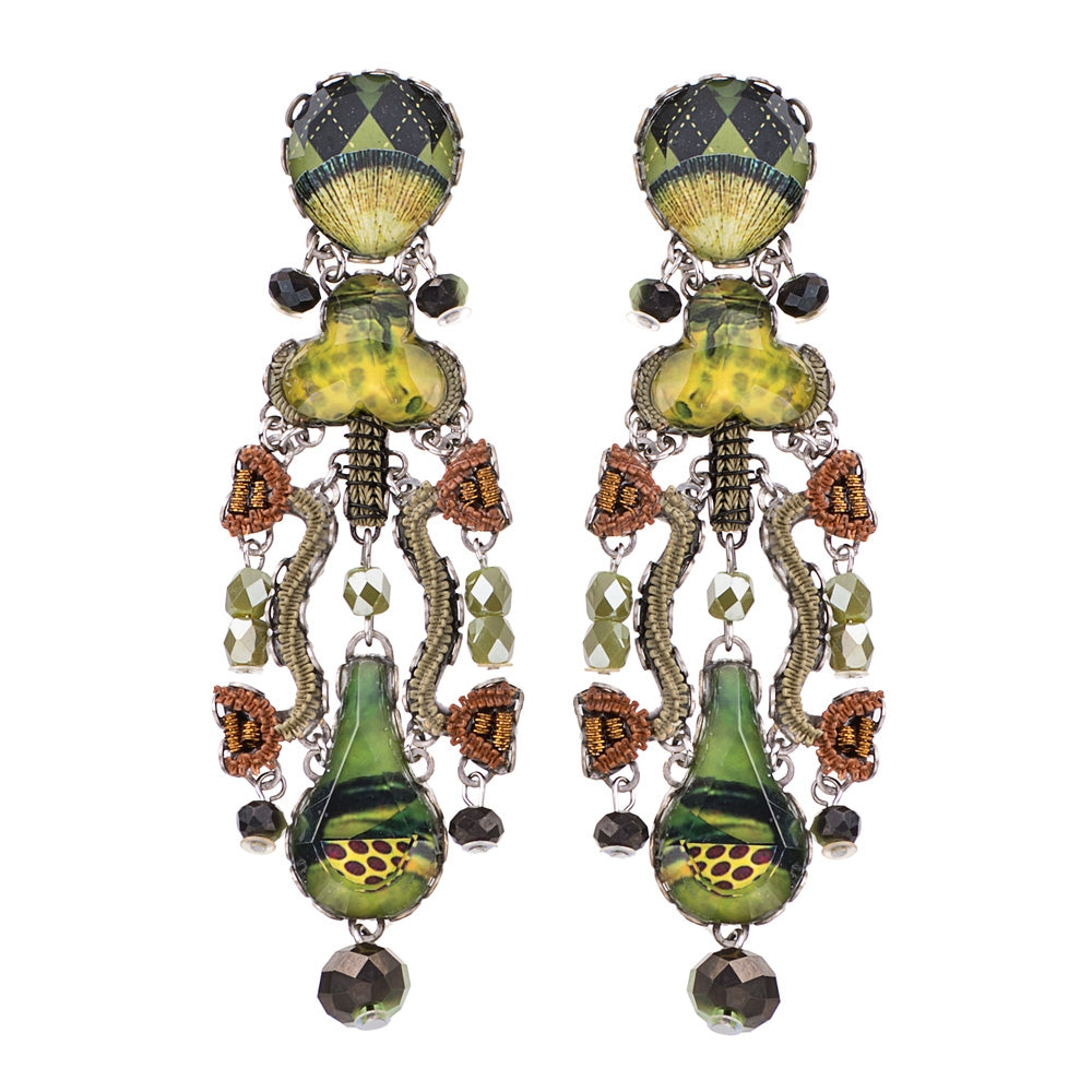 Green Meadow, Gemma Earrings-0