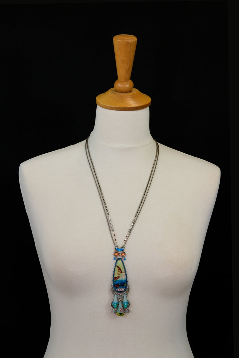 Clear Coast, Saffron Necklace-3653