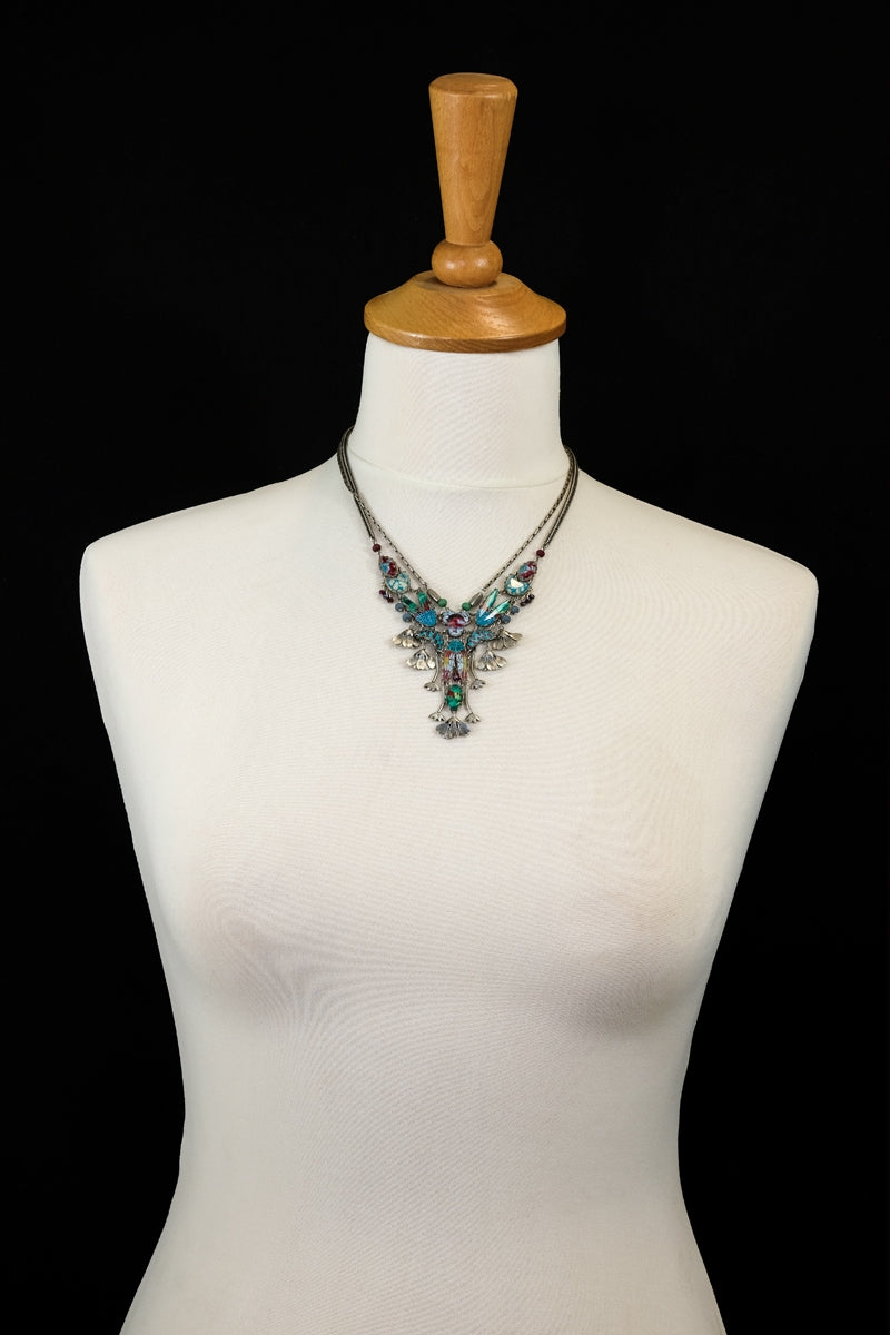 Blue Castle, Savannah Necklace-4105